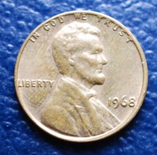 1968  USA   One  Lincoln  Cent   FDC