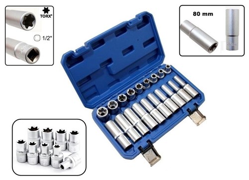 Set chiavi bussola corte - set, 19