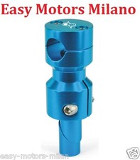 77303325 MOZZO SUPPORTO MANUBRIO PIAGGIO ZIP/RUNNER/TYPHOON/NRG BLU ANODIZZATO