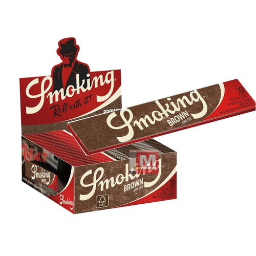 Cartine marrone king size - cartine,