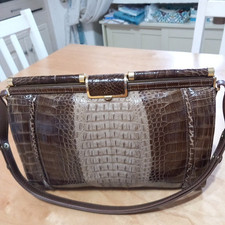 borsa vero coccodrillo