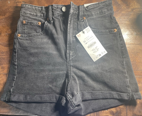 Bermuda zara mom fit - bermuda,