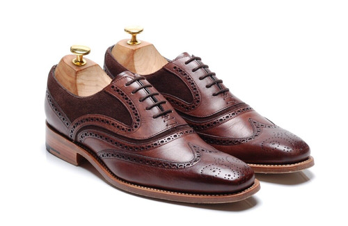 Scarpe brogues barker marrone - scarpe,