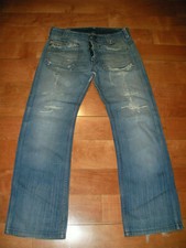 Vintage Men's DIESEL moorix Jeans Pantaloni Blu w29 l34 2004