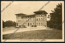 PERUGIA CITTÀ DI CASTELLO 301 MONTESCA VILLA FRANCHETTI Cartolina VIAGGIATA 1932