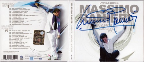 Massimo ranieri signed album - massimo,