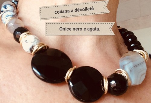 Collana donna pietre - , dure