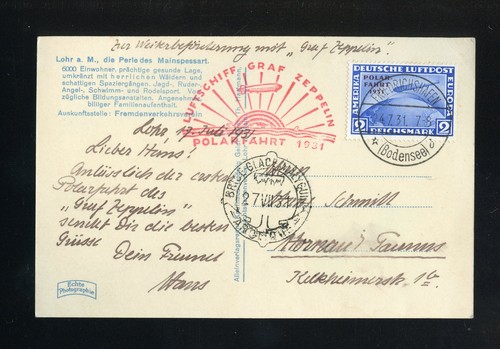 Zeppelin viaggio polare 1931 - zeppelin,