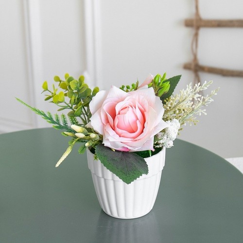 Bouquet rosa nordica gambo - di,