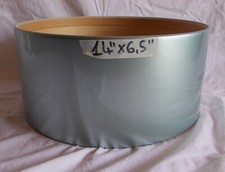 Fusto in Acero 14" x 6,5" grigio azzurro metallizzato per rullante di batteria