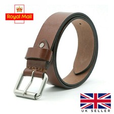 Cintura uomo in pelle vera con