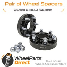 Distanziatori Ruote Bolt-On (4) 6x114.3 66.1 25mm per Nissan Navara [D40] 04-15