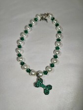 Collana cane Swarovski fatta a
