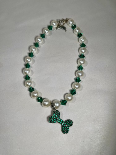 Collana cane swarovski fatta - swarovski, a