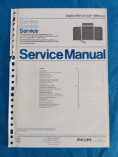 PHILIPS F880 Digital MIDI STACK Stereo Audio SERVICE MANUAL ORIGINALE Vintage !
