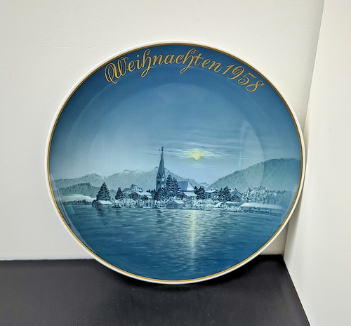 Rosenthal christmas plate 1958 - rosenthal,