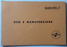 Innocenti - Lambretta 125 B - uso e manutenzione - Anastatica