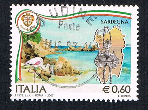 Italia francobollo regioni - francobollo,