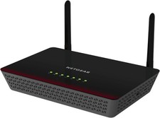 WiFi Modem Router Netgear D6000-100PES AC750 Mbps, ADSL2+, 4 Porte Gigabit
