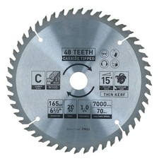 Lama sega circolare 165 mm x