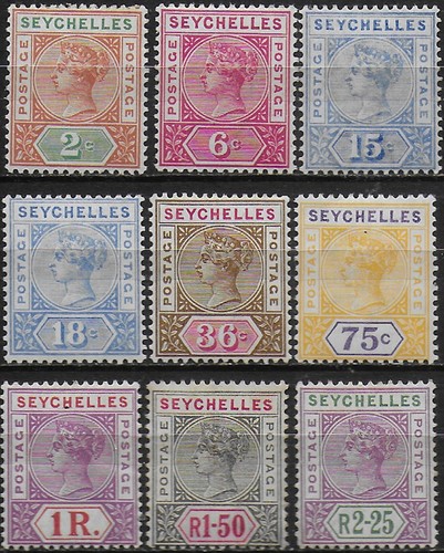 1897 1900 seychelles queen - 1897-1900,