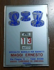 Pubblicità Calendario Perpetuo Cireggio Omegna Anni 70 - Vetro E Alluminio 
