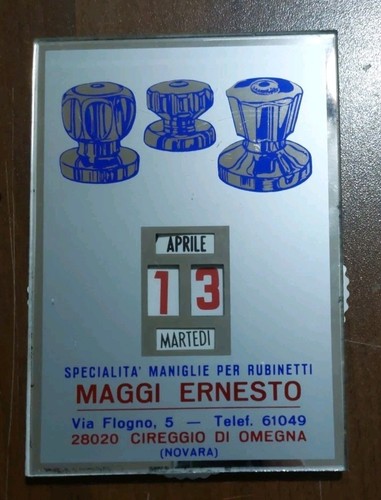 Pubblicità calendario - pubblicità,