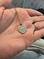 Collana Tiffany Con Cuore Medio Please Return To
