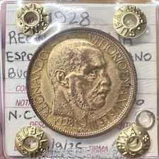 REGNO D' ITALIA ESPOSIZIONE DI MILANO BUONO DA 2 LIRE 1928 NC sigillata BB+