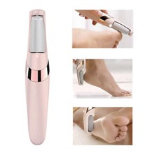 Rimuovi calli elettrico ricaricabile duroni piedi pedicure 2 testine