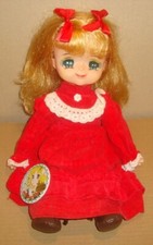 CANDY CANDY DOLL 34 CM. RED DRESS POPY ANNI '70
