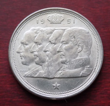 Belgio  100 Franchi 1951