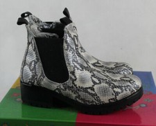 Lazamani 68021 Chelsea Stivaletti Disegno Serpente Boots Donna Tg. , 37, Nuovo