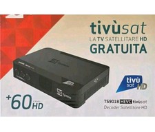  DECODER HD TIVUSAT SENZA SCHEDA   SENZA TESSERA TELESYSTEM TS9018HEVC 