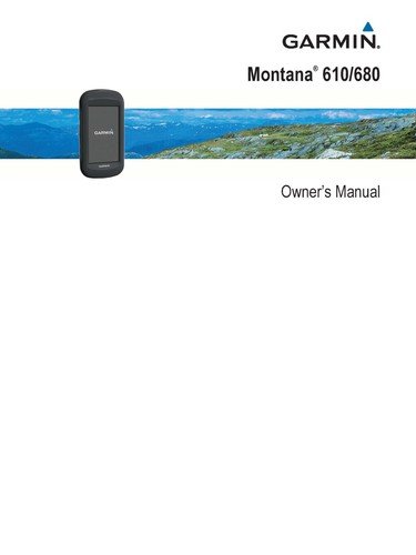 Garmin montana gps istruzioni - montana,