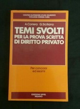 Temi svolti per la prova