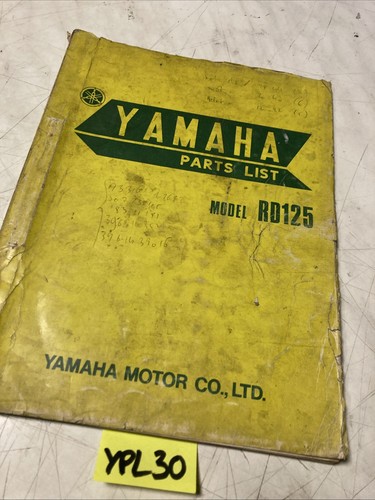 Yamaha rd125 liste catalogue - yamaha,