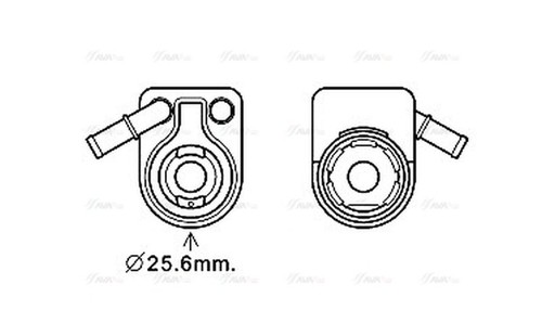 Radiatore olio ava fd3622 per - radiatore,