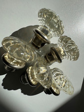 Vtg glass door knobs mixed - door,