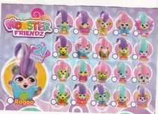 Cartina sorpresine - monster friendz