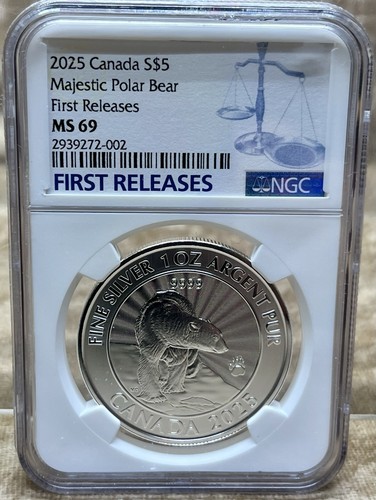 Canada 2025 majestic polar - 2025, s$5