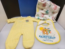 Vintage Newborn Baby Lot Bib