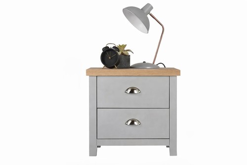 Comodino cassetti rovere - comodino, 2