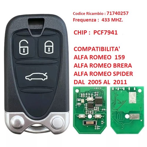 Alfa romeo 159 chiave - alfa,