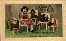 Bambole antiche bambina mobili