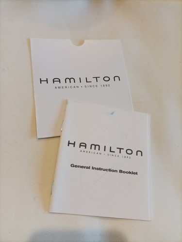 Hamilton libretto istruzioni - hamilton,