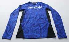 T-shirt Under Armour ragazzo manica lunga alter ego aderente AP2 blu media nuova con etichetta