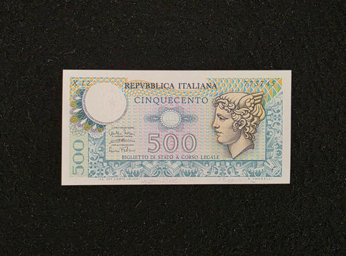 Banconota italia 500 - italia, lire