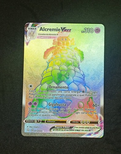 Carta pokémon alcremie vmax - carta,