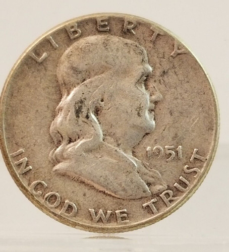 1951 mezzo dollaro - 1951-d, benjamin